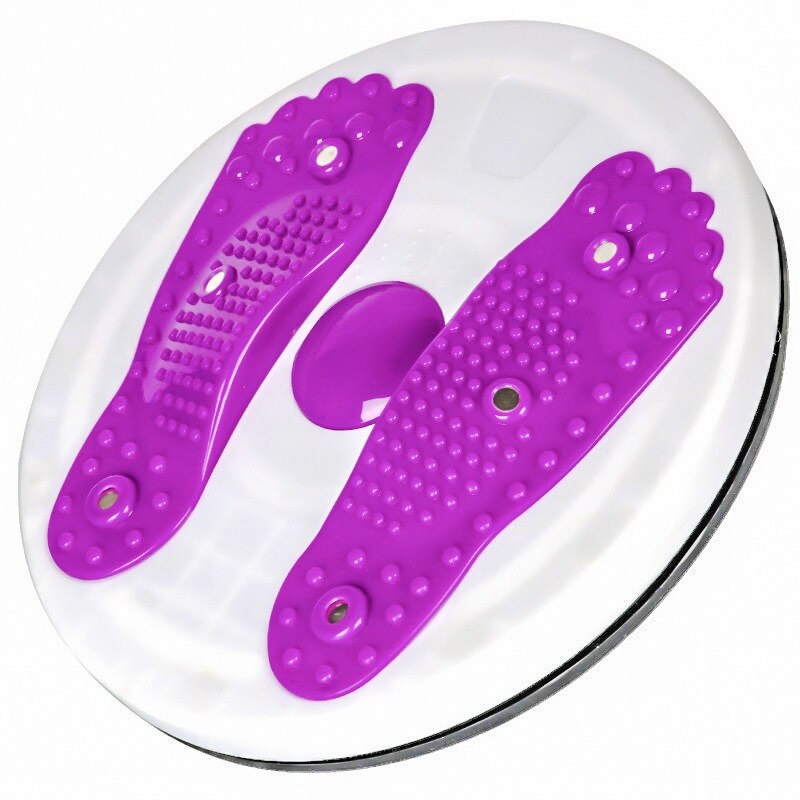 ITSTYLE Waist Training Twist Board Foot Massage Fitness Balance Disc Aerobic Exercise Equipment Workout Foot Massage Disc: Purple