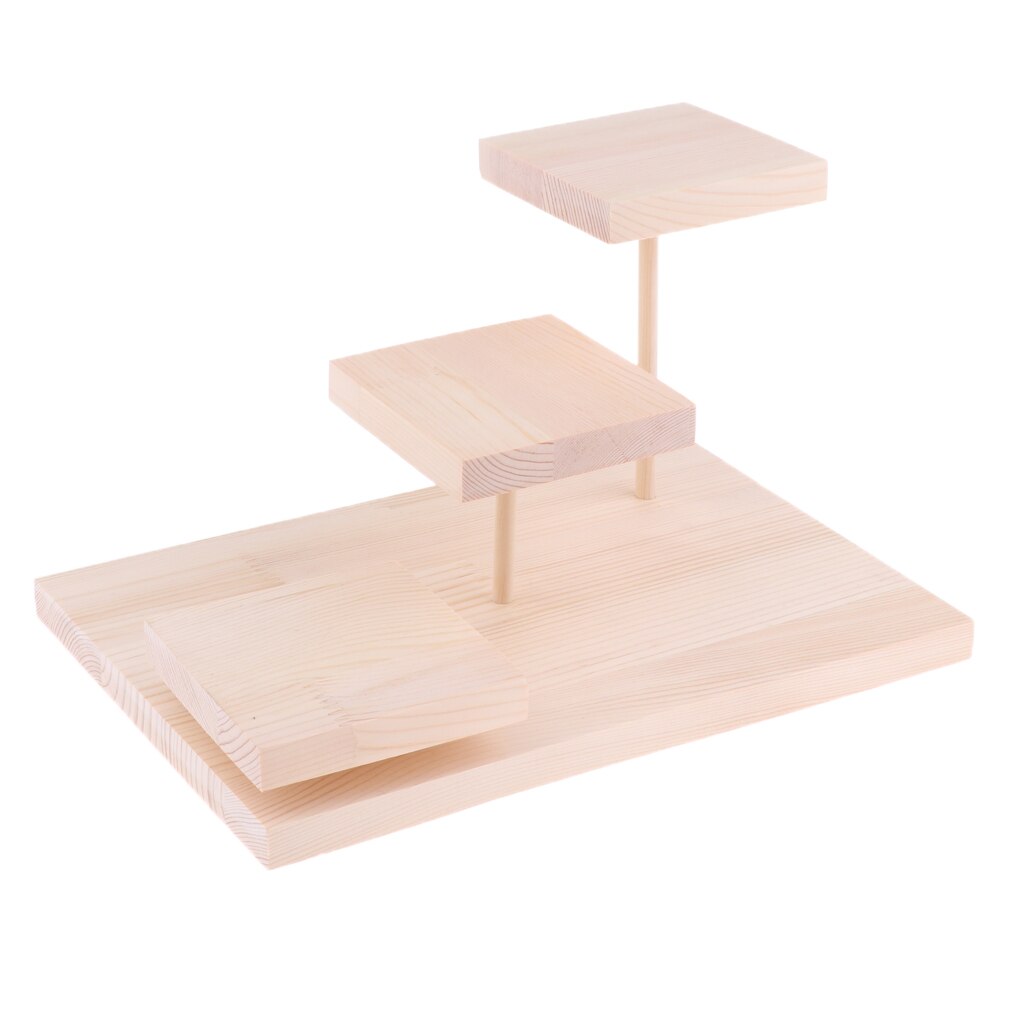 3 Layers Wooden Sunglasses Display Stand Home Shop Counter Show Holder Shelf