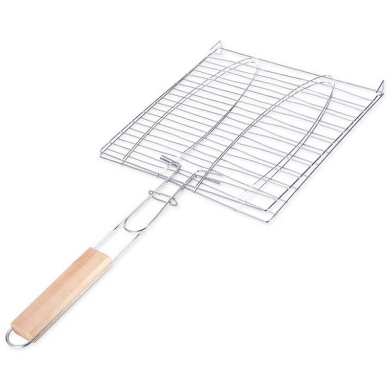 Genanvendelig non-stick cross wire dampende grillstativ bbq grill mesh ovn netto carbon grill: Som show