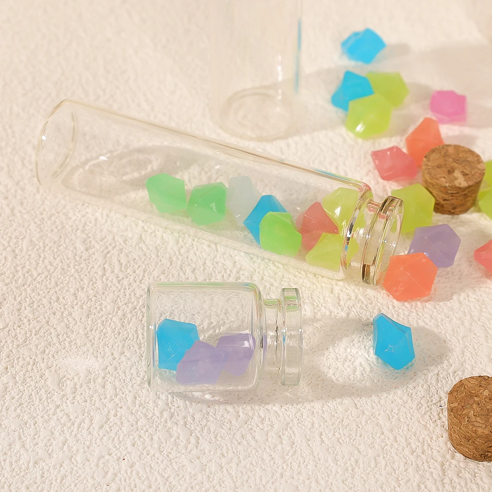 20/10 Pc Mini Kork Stopper Glas Flaschen DIY Geburtstag transparent Leere Nachricht wünschen Flasche Weihnachten Hochzeit Party Dekor