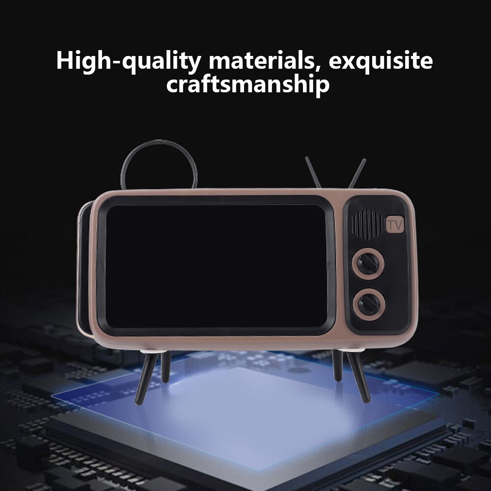 Retro Television Mobile Phone Bracket Movies Lazy Mobile Phone Holder TV Phone Support No Bluetooth Function