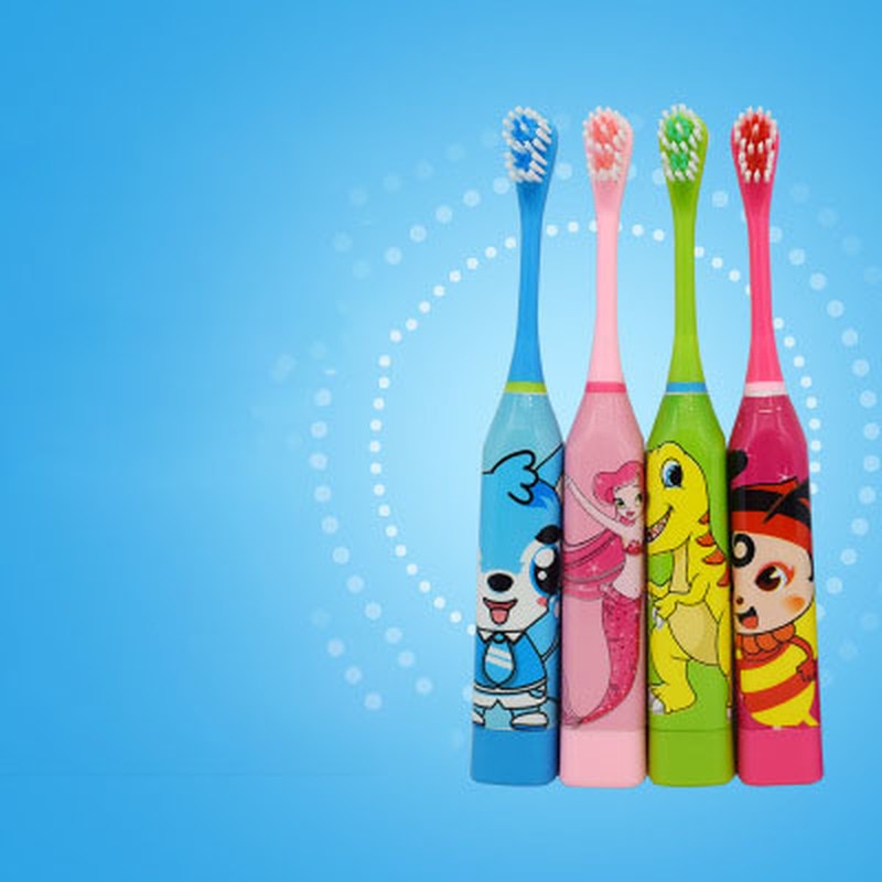 Children Cartoon Electric Toothbrush Double-sided Toothbrush Electric Toothbrush Replaceable Brush Heads Electric Toothbrush