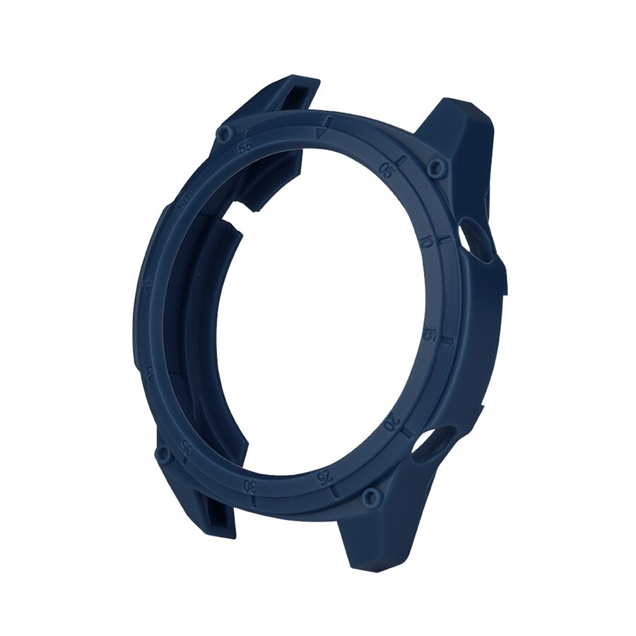Uhr Fall für Huawei Uhr GT 2 46mm Weiche TPU Schutzhülle Uhr Abdeckung Schutz Rahmen für Huawei GT 2 46mm Stoßstange Fall Zubehör: Nachtblau