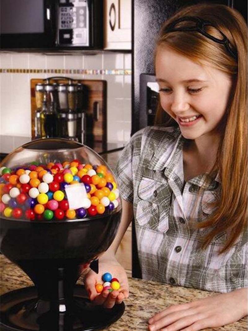 Bryllup slik dispenser automatisk sensor plast vintage gumball maskine mini tyggegummi slik maskine