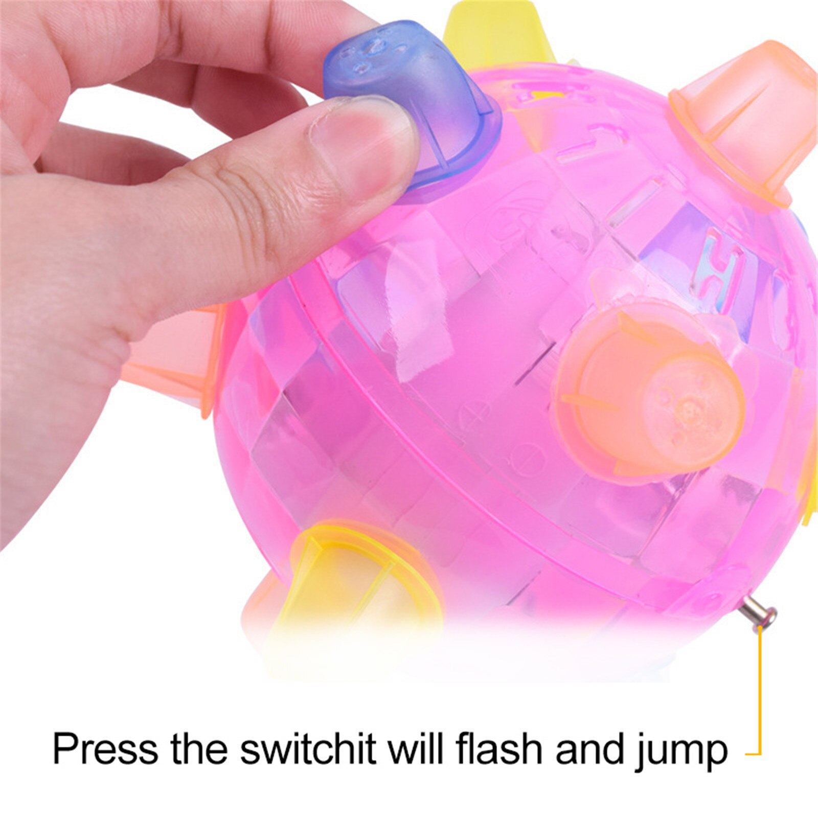 Bola de luz Led para niños, pelota de rebote intermitente para saltar, bailar, música, Juguetes Divertidos para niños, para niños y niñas