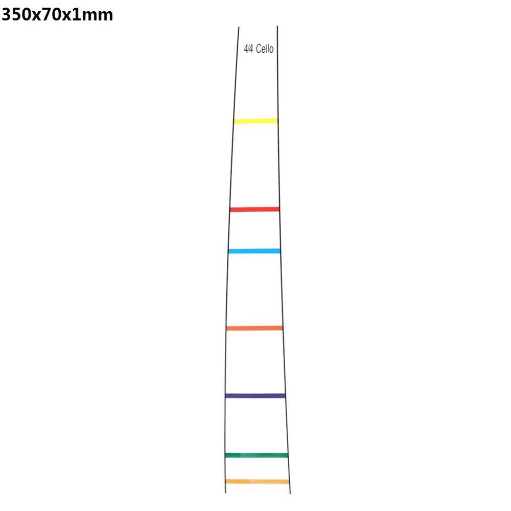 Calcomanía de posición para diapasón y trastes, etiqueta guía para violonchelo, gráfico de dedos para principiantes, accesorios, Instrumentos musicales: 350x70x1mm