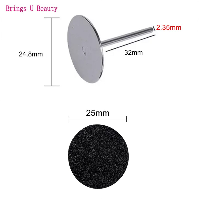 100pcs Disc Cuticle Callus Remove Tool For Electric Foot File Callus Hard Dead Skin Pedicure Tools Replaceable Sandpaper