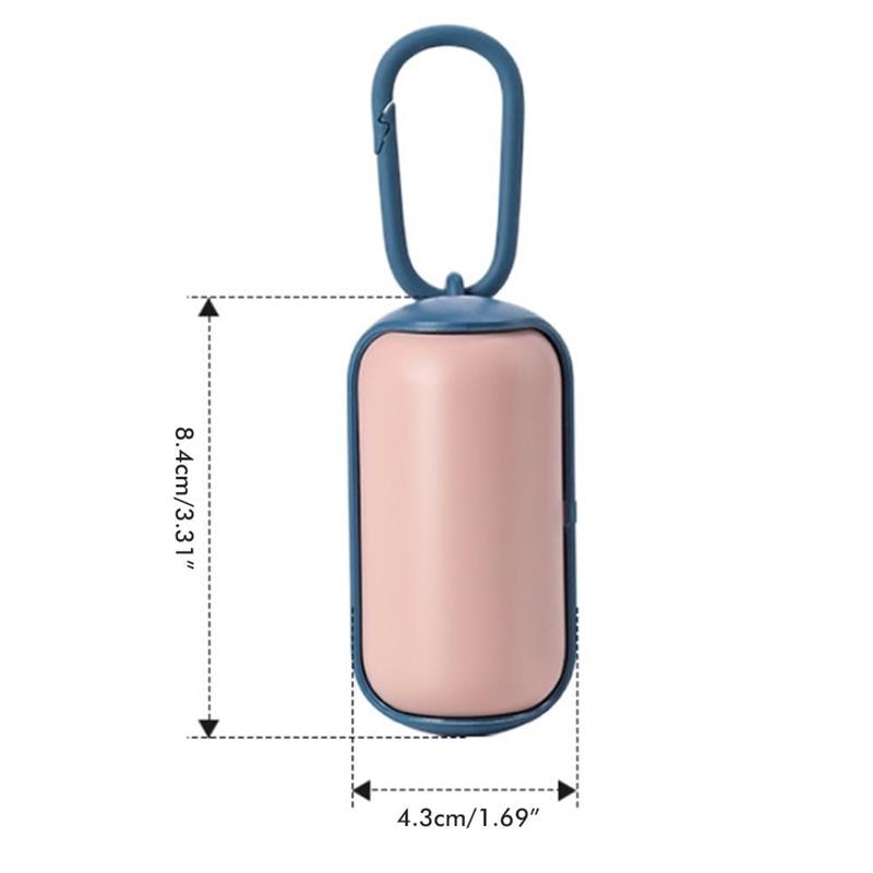 distributore per Toilette per cani distributore per cani cacca sacchetti per raccolta cestino cucciolo sacchetti per rifiuti distributore per sacchetti di immondizia per cani portatile per animali domestici viaggi