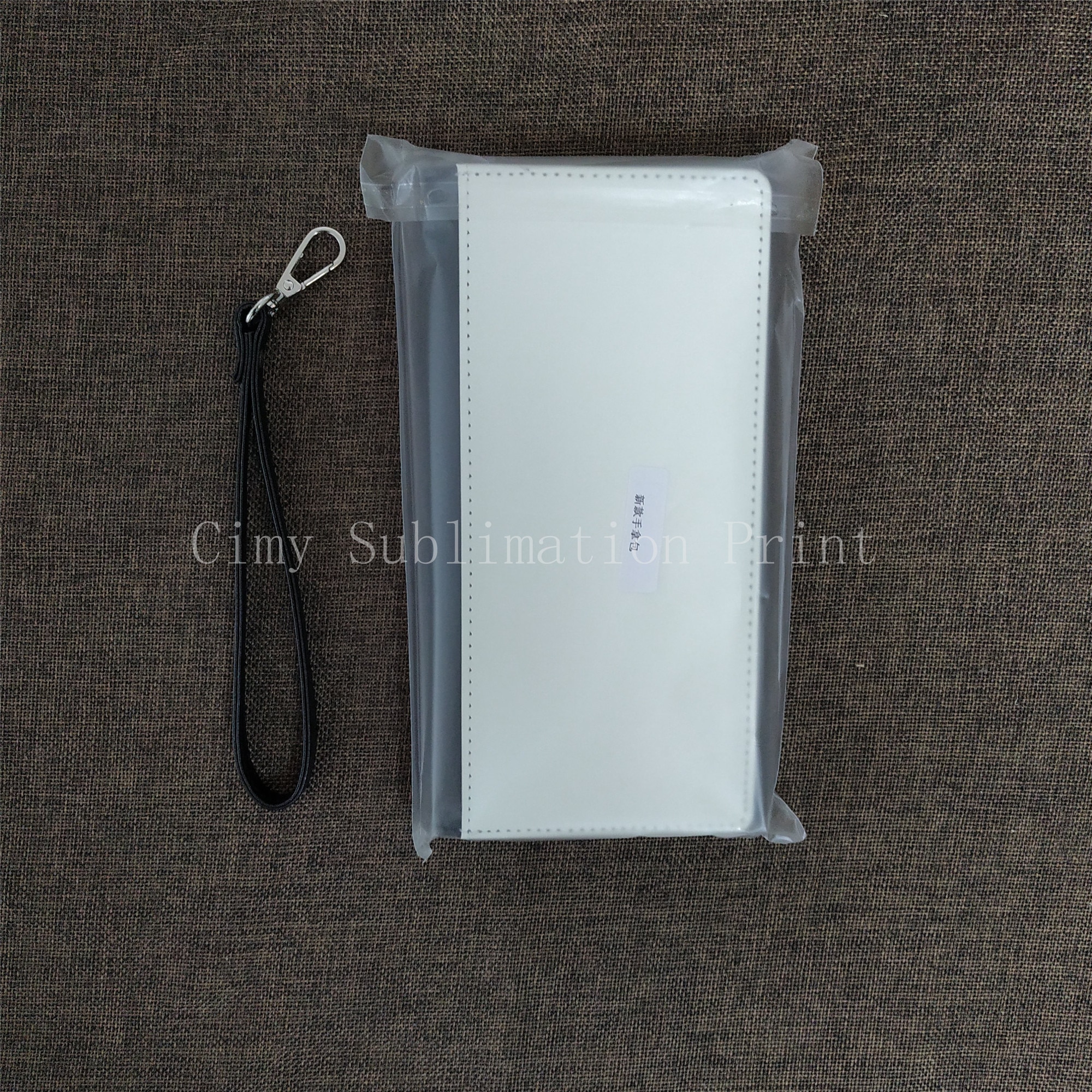 4 unids/lote sublimación en blanco cuero cartera bolso para impresión de transferencia consumibles en blanco DIY