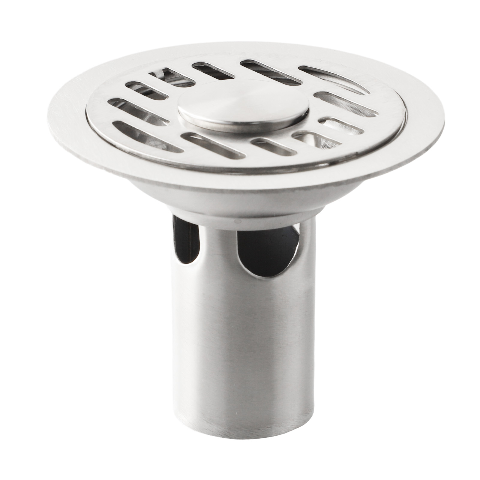 Desagüe de suelo de acero inoxidable, cubierta de filtro de agua para ducha, desagüe de suelo de alcantarillado individual y doble, 1 ud.