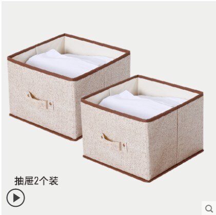 Hanging Closet Organizer Storage 6-Shelf, Easy Mount Foldable Hanging Closet Wardrobe Storage Shelves,Shoes Accessories Storage: 2PC Drawers 24x24x18