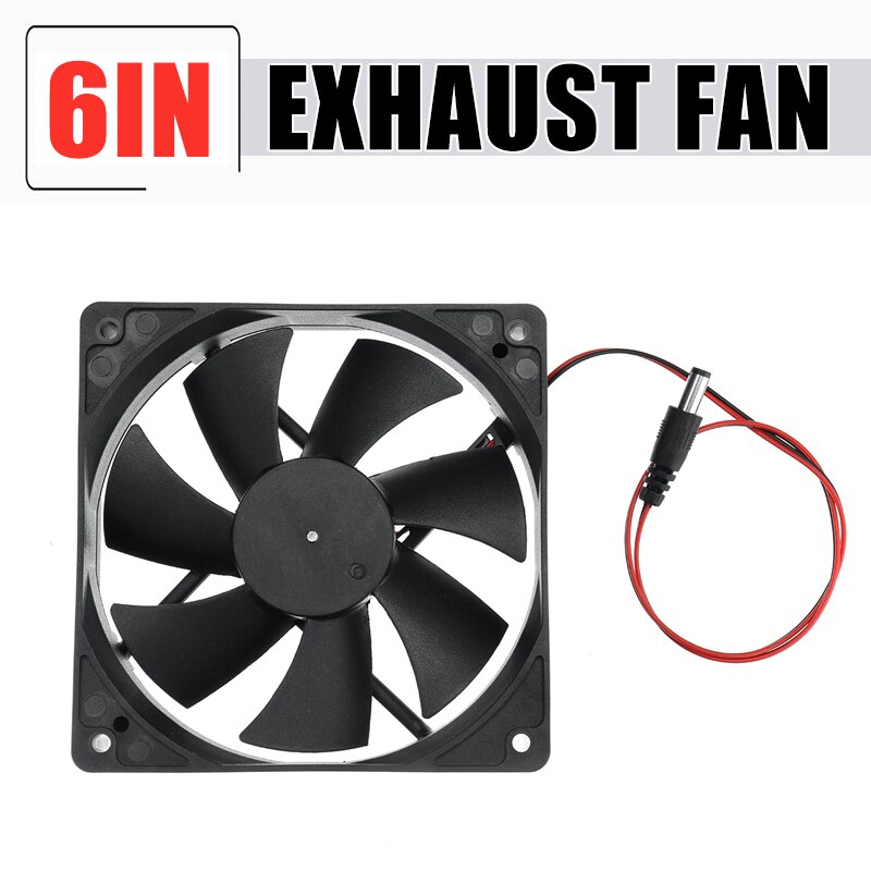 20W 12V 6 Inch Solar Ventilator Air Extractor Mini Ventilator Zonnepaneel Aangedreven Ventilator Voor Hond Kip huis Kas