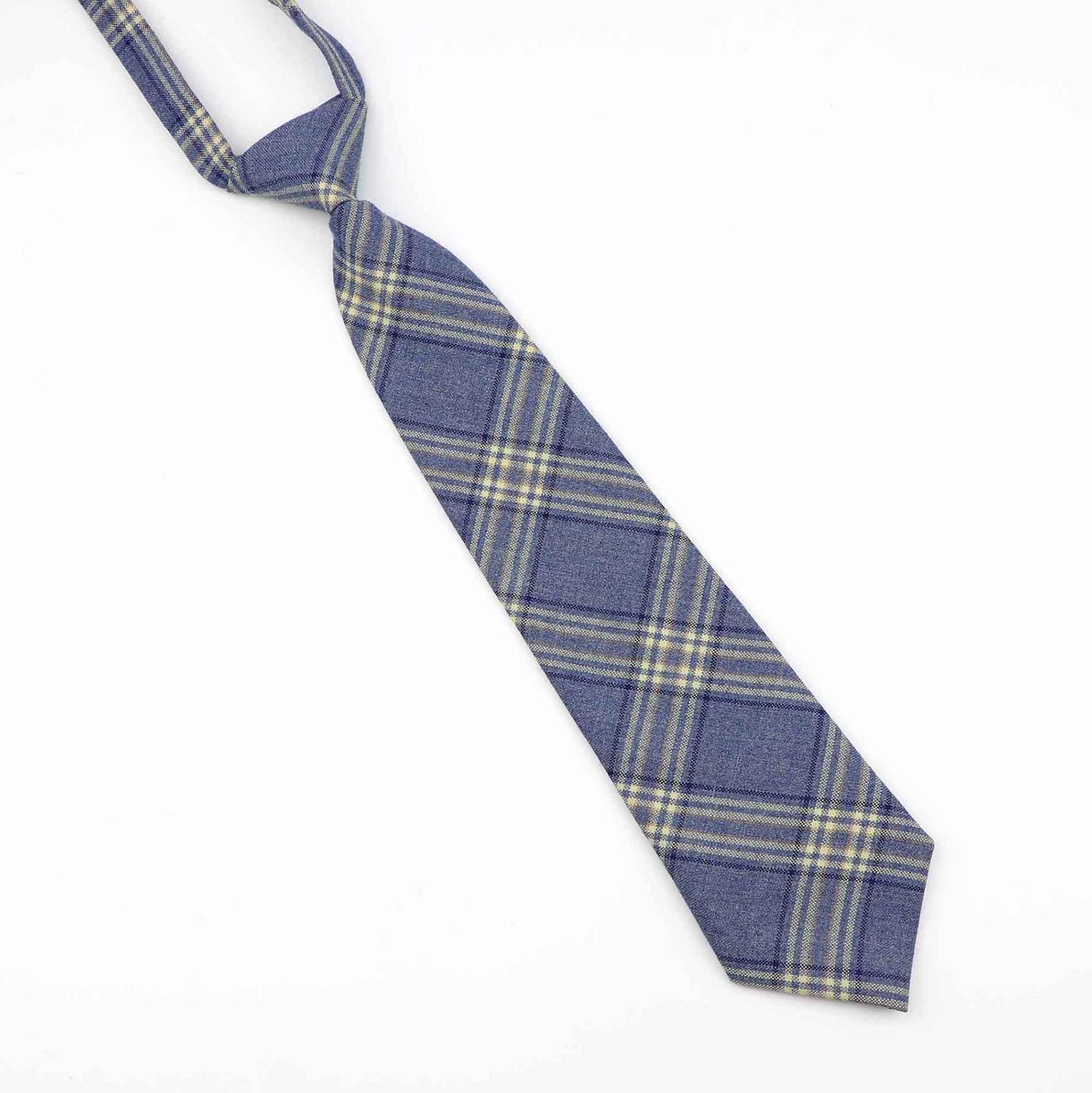Student Lui Slim Stropdas Skinny Stripped Tie Eenvoud Elastische Band 7 Cm Breedte 33 Cm Lengte Partij Formele Mannen kids Banden: 11