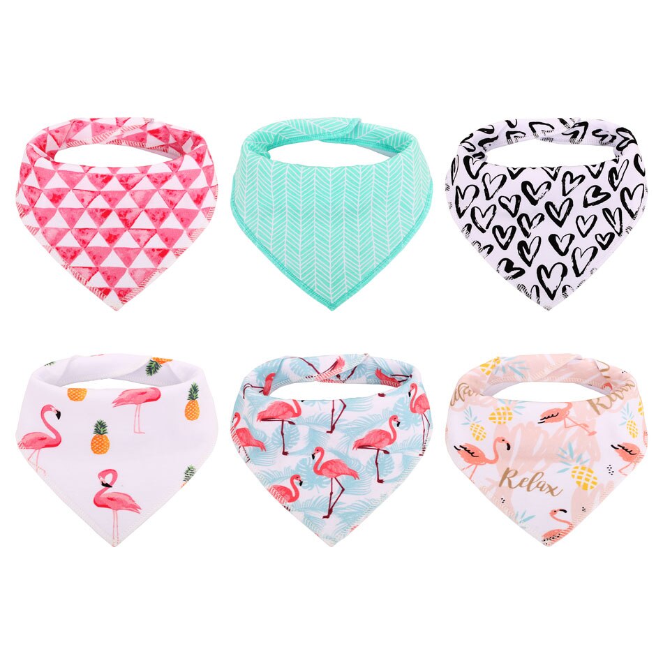 Elinfant Bandana Baby Slabbetjes Voor Baby Leuke Mooie Prinses 100% Puur Katoen Super-Stijlvolle Anti-Geur Anti-bacteriële Schort Droog Slabbetjes