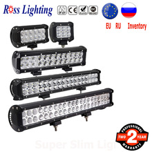 18W 36W 72W 126W LED Work Light Bar Combo Off road 4" 12" 17" 20inch LED Bar for Truck Tractor ATV SUV 4X4 4WD Fog Driving Lamp