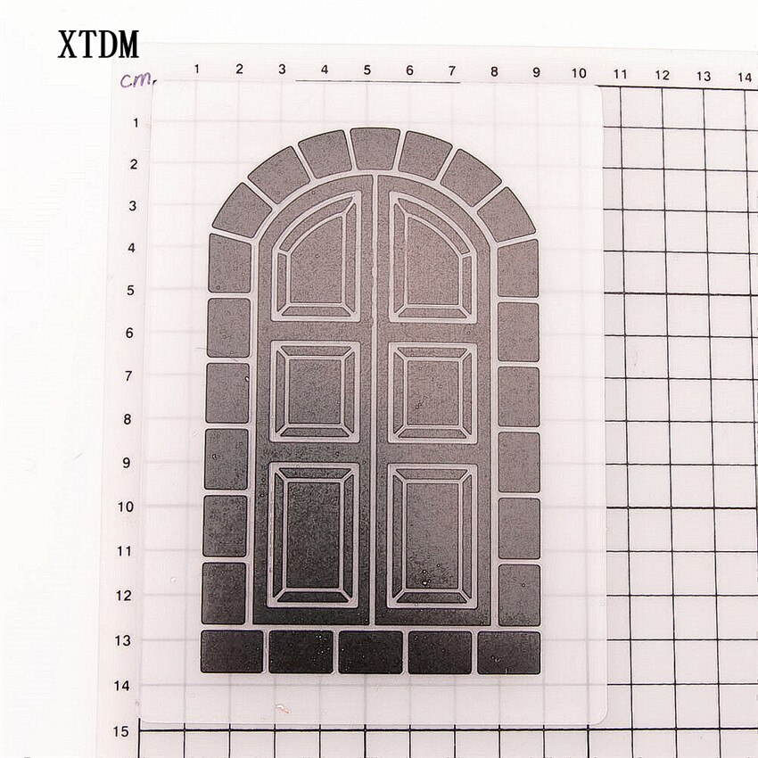 Easter plastic Stone gate template craft card making paper card album wedding decoration Embossing folders