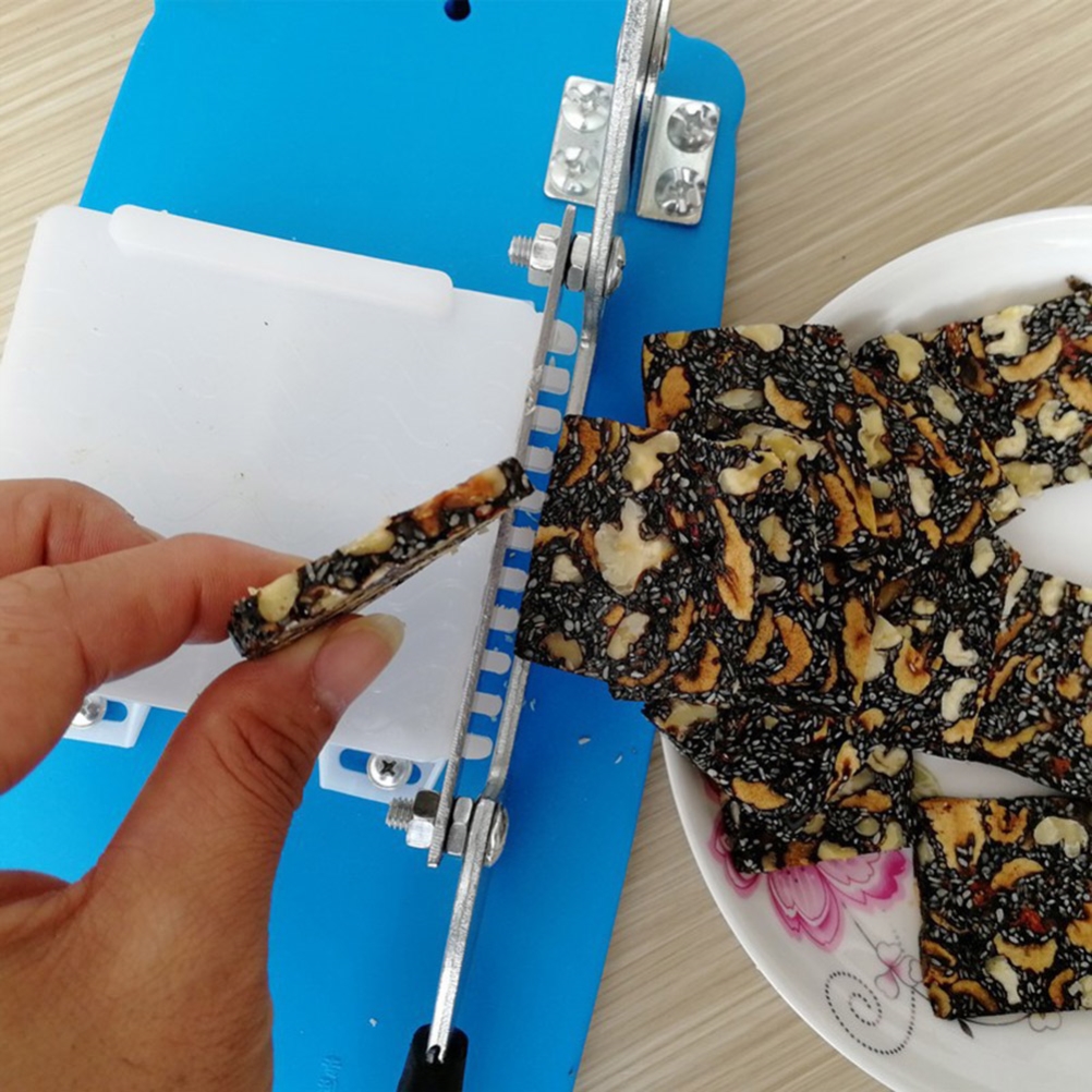 Portable Table Cutting Slicers Multifunctional Manual Cutter Machine for Ejiao Rice Cake Kitchen Stainless Steel Slicer