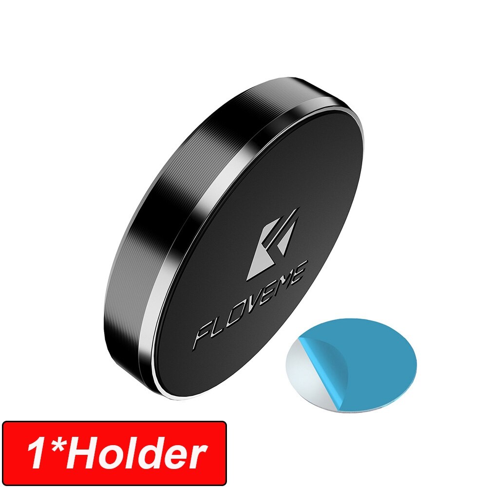 FLOVEME Metal Magnetic Car Phone Holder Mini Air Vent Magnet Mount Mobile Support Smartphone Stand For iPhone 11 Pro 8 7 Samsung: Black
