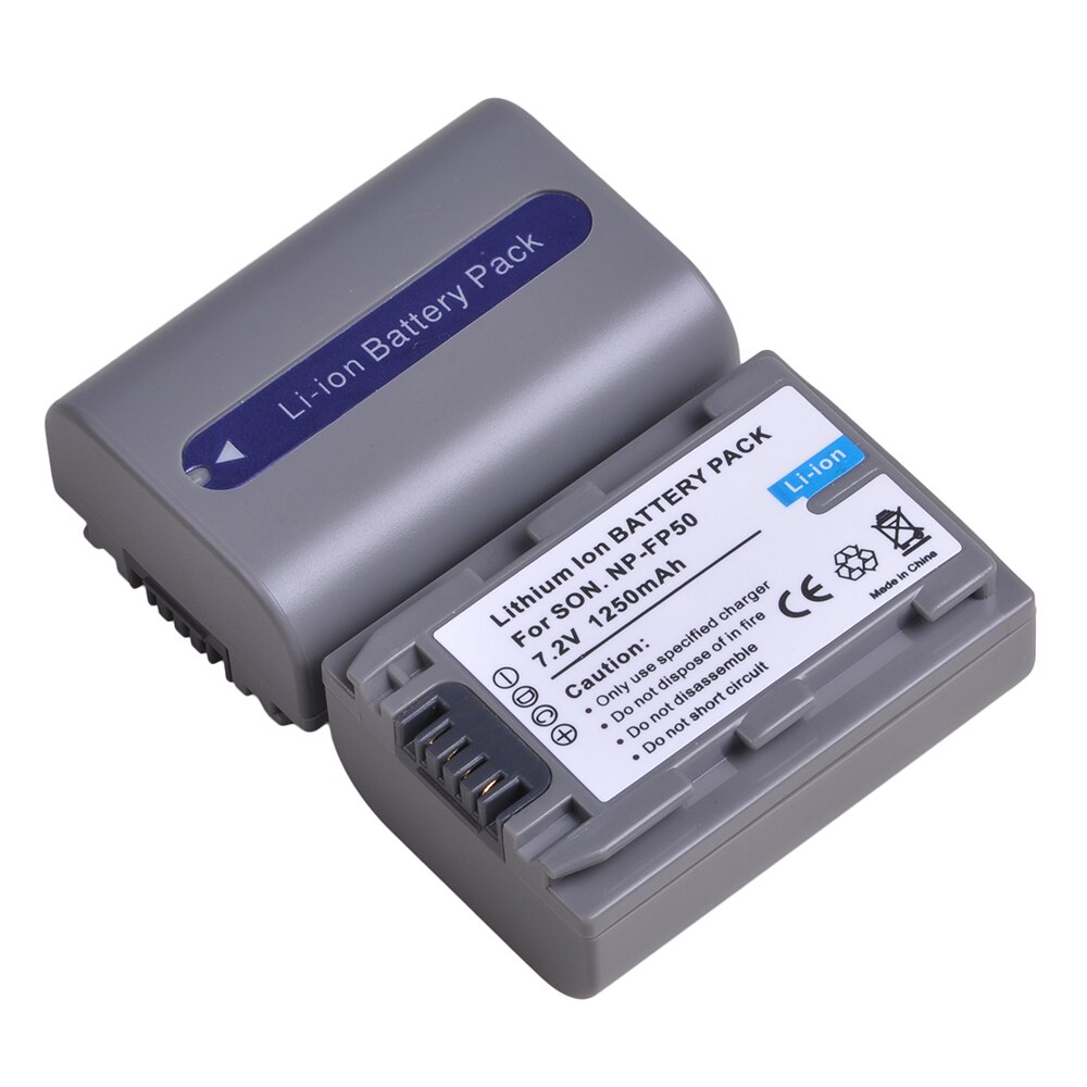 2x NP-FP50 NP-FP51 FP50 Battery and USB Charger for Sony NP-FH30 NP-FH40 NP-FH50 NP-FH60 NP-FH70 NP-FH90 NP-FP30 DCR-HC20 HC30