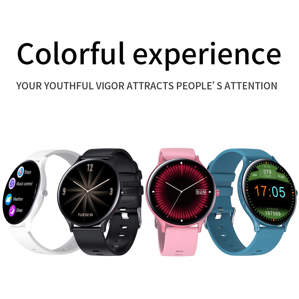 Smart Horloge Mannen Vrouwen Hartslag Bloeddrukmeter Bluetooth Verbinden Smartwatch Fitness Voor Ios Android Horloge Smart