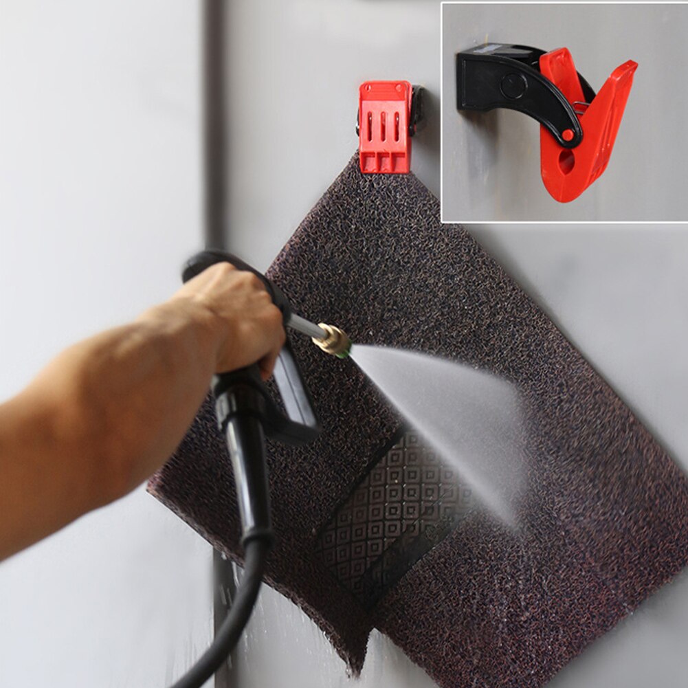 Nowe samochodowe maty podłogowe klipsy robić myjni samochodowej przyrządy robić czyszczenia samochodu dywan myjnia zacisk podnóżek czysty hak narzędzie wielofunkcyjne mata robić jogi klip