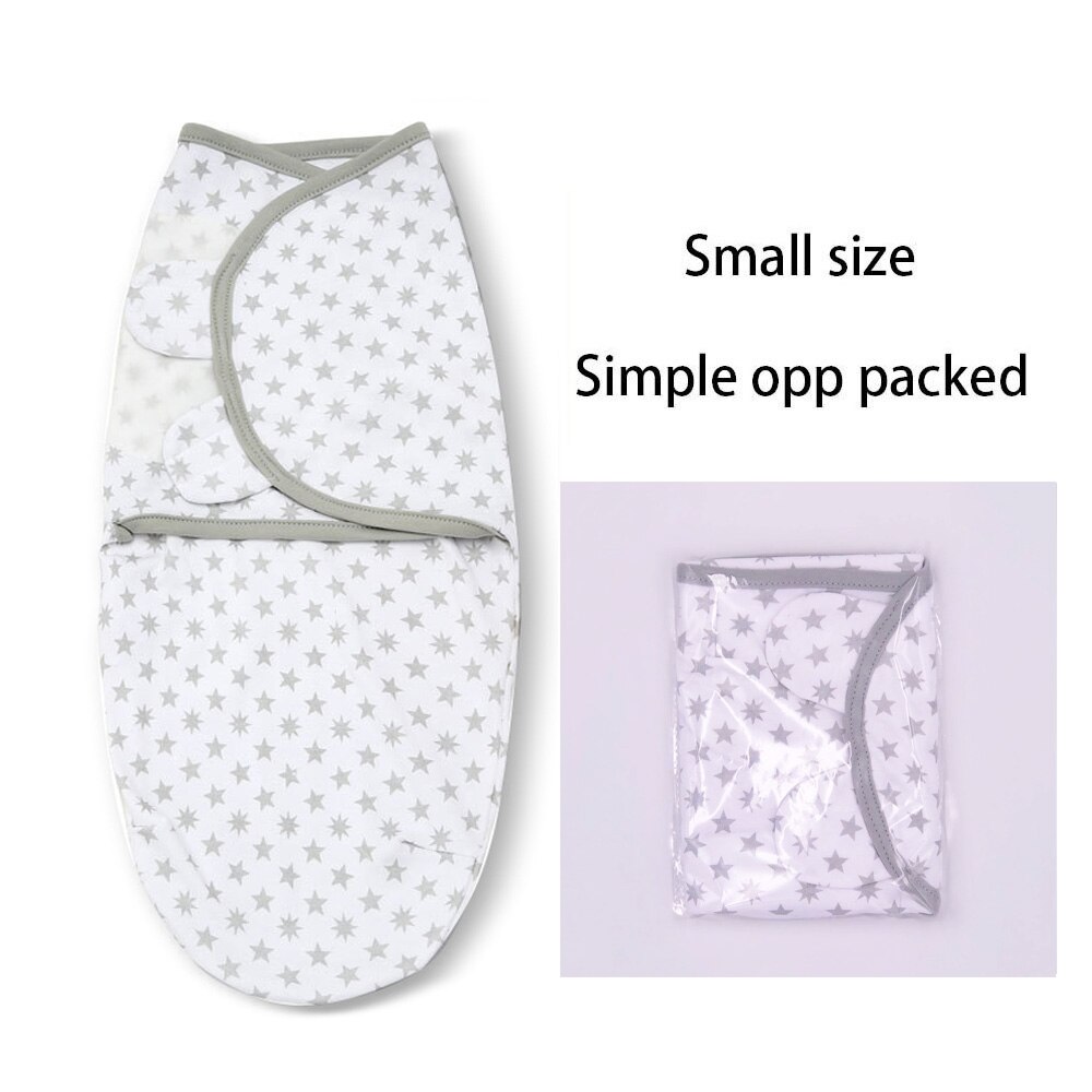 Baby Swaddle Blanket Wrap Newborn Baby Swaddle 100% Cotton Soft Infant Newborn Baby Products Blanket &amp; Swaddling Sleepsack: Gray star small