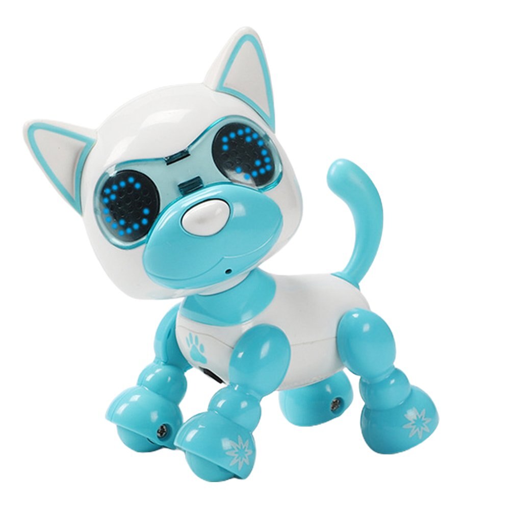 Intelligente Roboter Hund freundlicher Intelligente Haustier Hund Induktion Elektrische Spielzeug Welpen Intelligente Elektronische Haustier: Blau