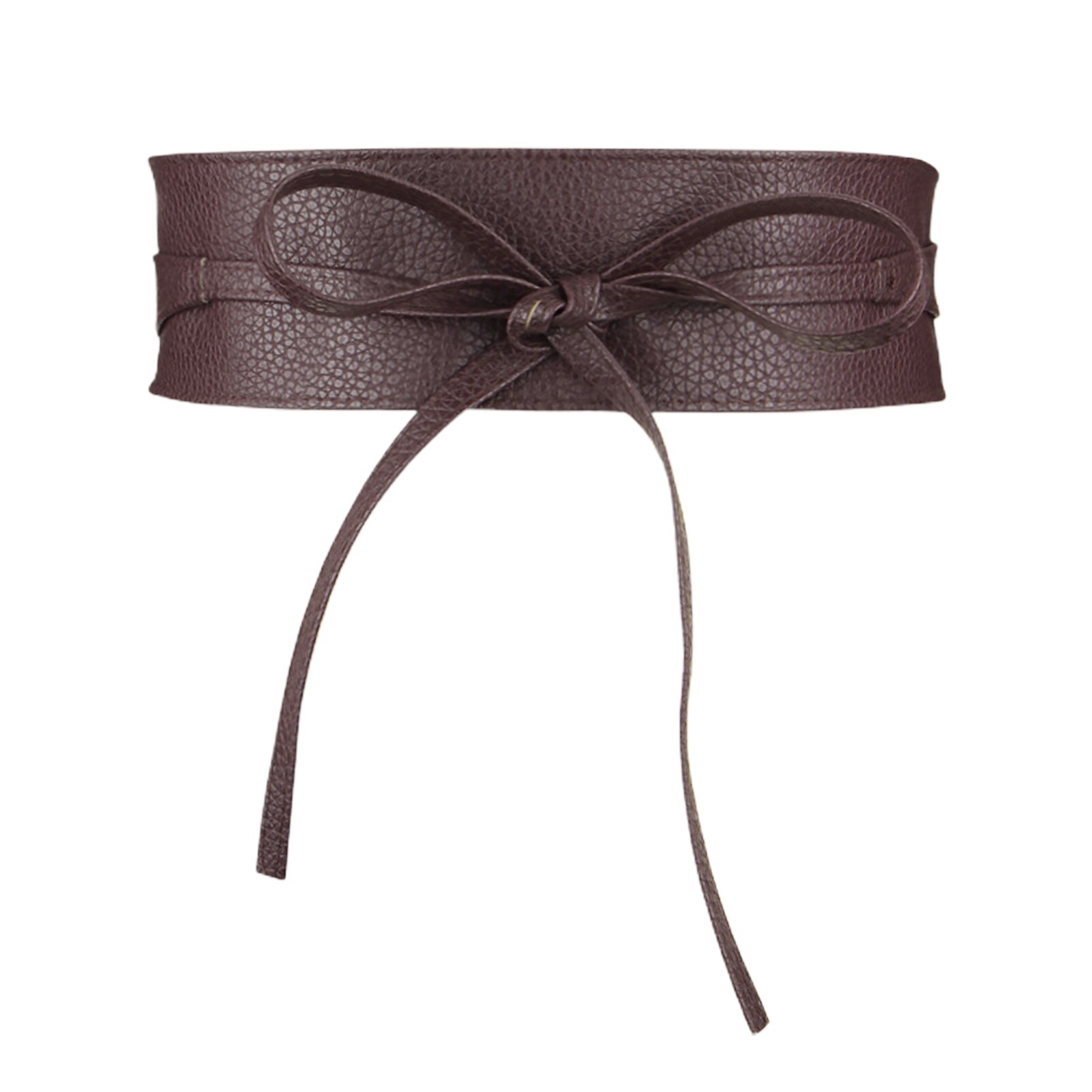 Dress Decor Wide Wrap Around Belt Corset Clothes Accessories Delicate Bowknot Tie Women Waistband Lightweight PU Leather