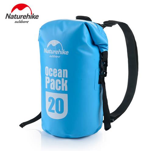 naturel randonnée 20L 30L sac étanche Portable sac à dos pour Camping canyoning natation: 30L blue