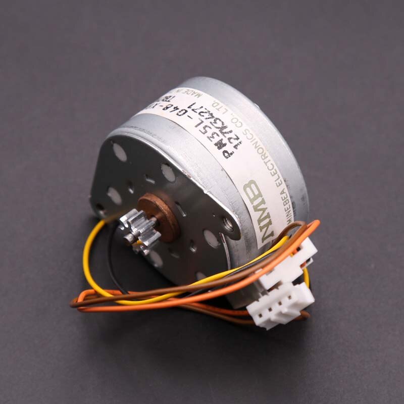 35mm NMB Stepper Motor 2-Phase 4-Wire Step Angle: 7.5 Degree Micro Stepping Motor with Metal Gear Shaft Diameter 2mm