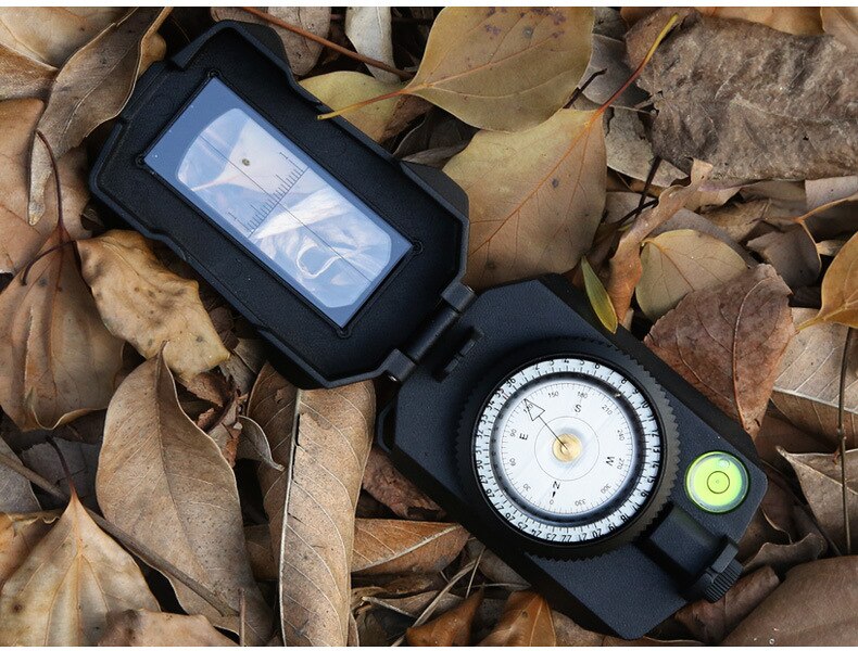Eyeskey Multi Functional Survival Compass Camping Hiking Compass Digital Map Side Slope Compass Waterproof