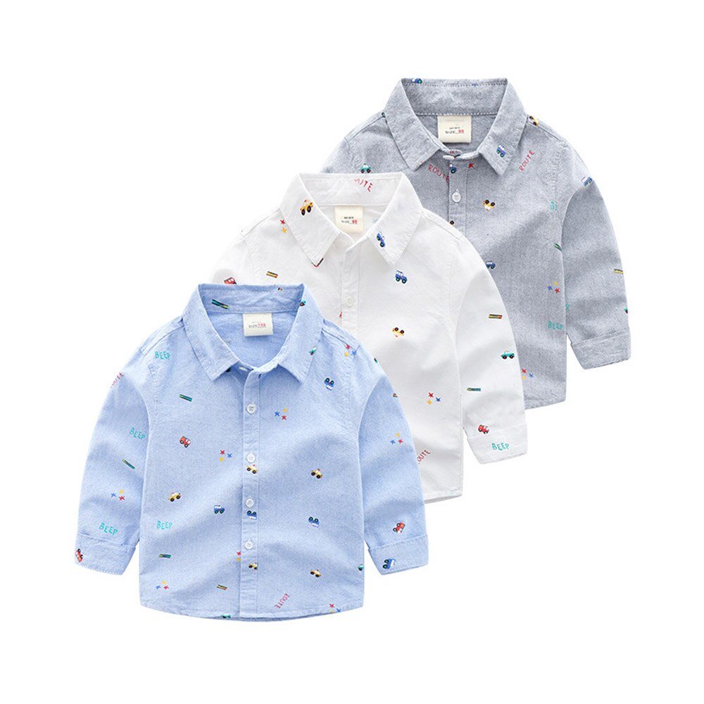 Lange Mouwen Wit Baby Shirts Baby Boy Katoenen Oxford Shirt Tiener Lente Jongen Kleding Classic Tops Shirts Peuter Jongen