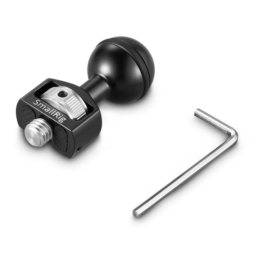 SmallRig Ballhead With 3/8-16 Screw For Quick Release Articulating Magic Arm With Double Ballheads Extension -2211