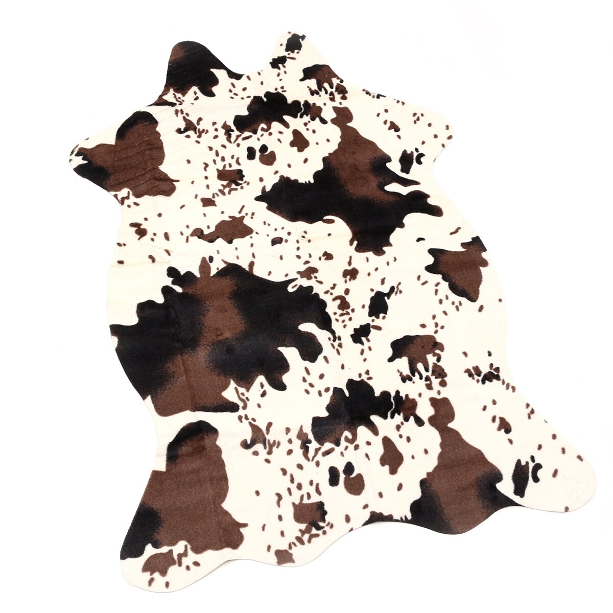 Faux Cowhide Rug Animal Pattern Carpet Cow Print Rug For Bathroom Living Room Skins Doormat Home Textile Black White