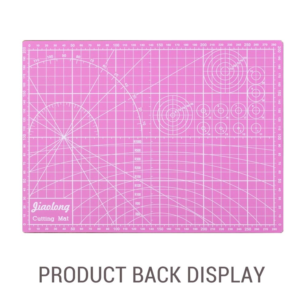 Cutting Mat Cutting Self-Healing Pad Patchwork Cropping Sewing Quilting Craft Work mat Size map: Pink / A3