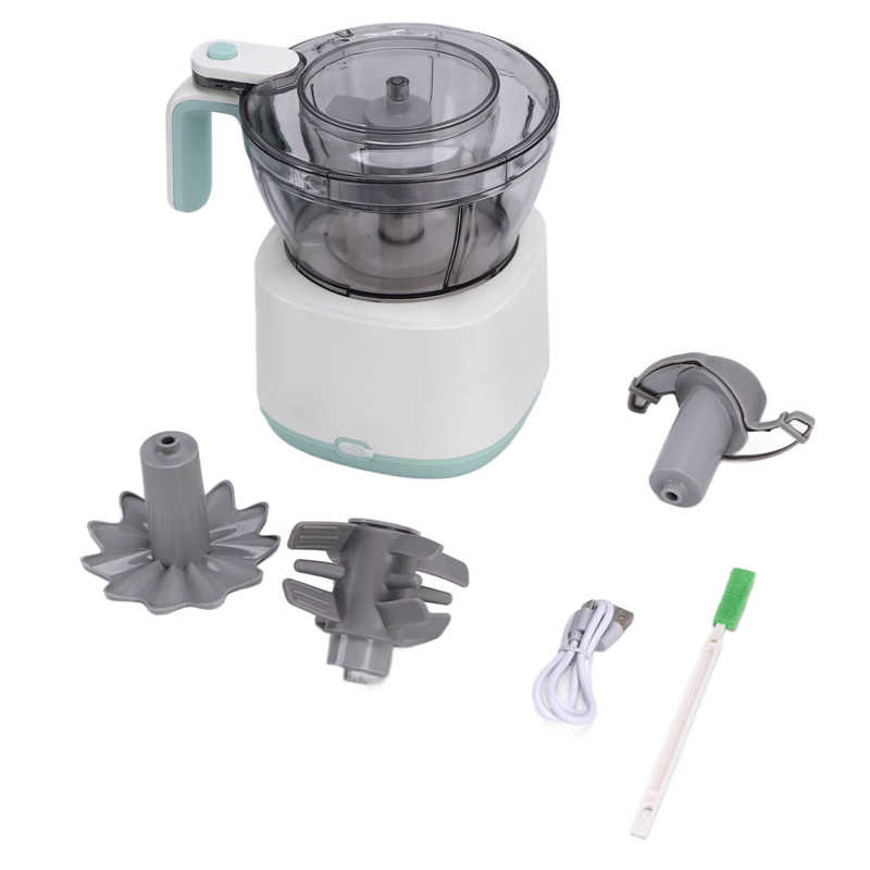 Food Processor 1000ml Portable Electric Meat Grinder Cordless for Restaurant