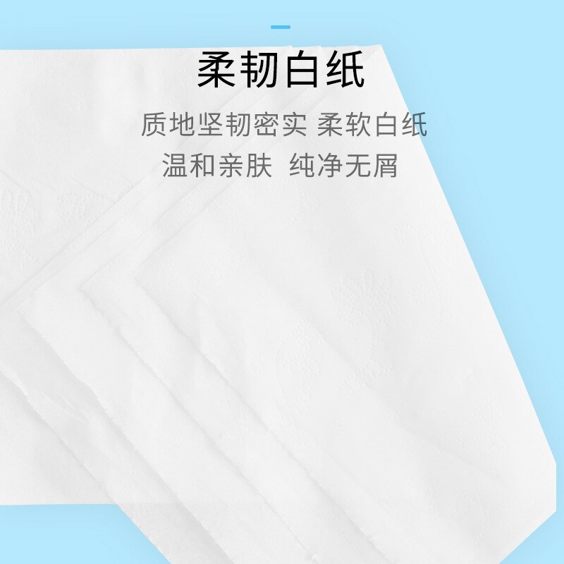 Papel higiénico semiarco para madres y bebés, adecuado para que las familias empaqueten 1 rollo de papel higiénico sin núcleo papel de comida para el hogar tis