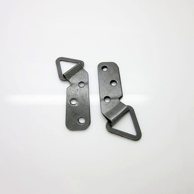 4 pcs Antique black photo frame hanging hook hanger furniture poster wall decoration hanging hook iron triangle ring hanging