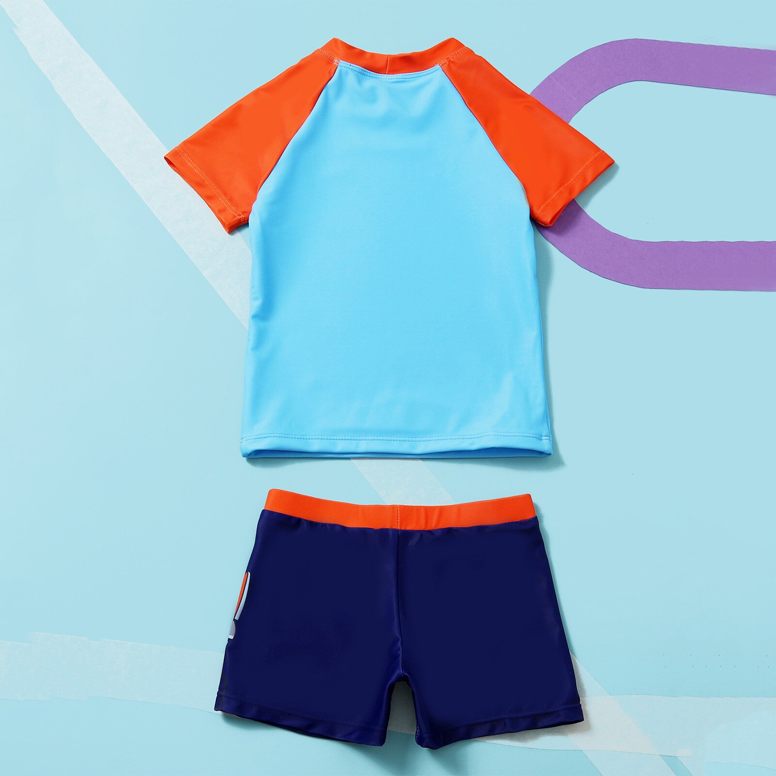 Eté Manches Courtes Lettre Hauts T-Shirts + Shorts 2 PIÈCES Vêtements Tenues Nouveaux Maillots de bain Enfant En Bas Âge Bébé Garçons Vêtements Mar 28