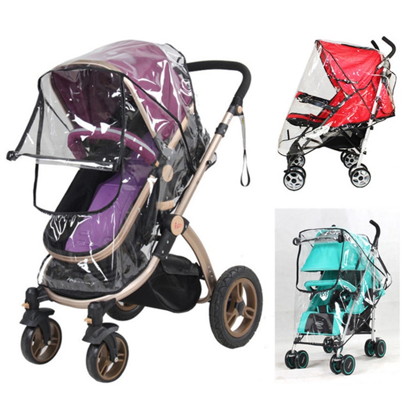 Cubierta de lluvia Universal para cochecito de bebé, impermeable o cochecitos para niños, accesorios para cochecito