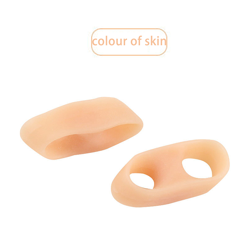 1 para palucha koślawego silikonowy korektor żel pielęgnacja stóp Separator palców u stóp mały palec Protector prostownica do haluksów Pedicure: zielone światło