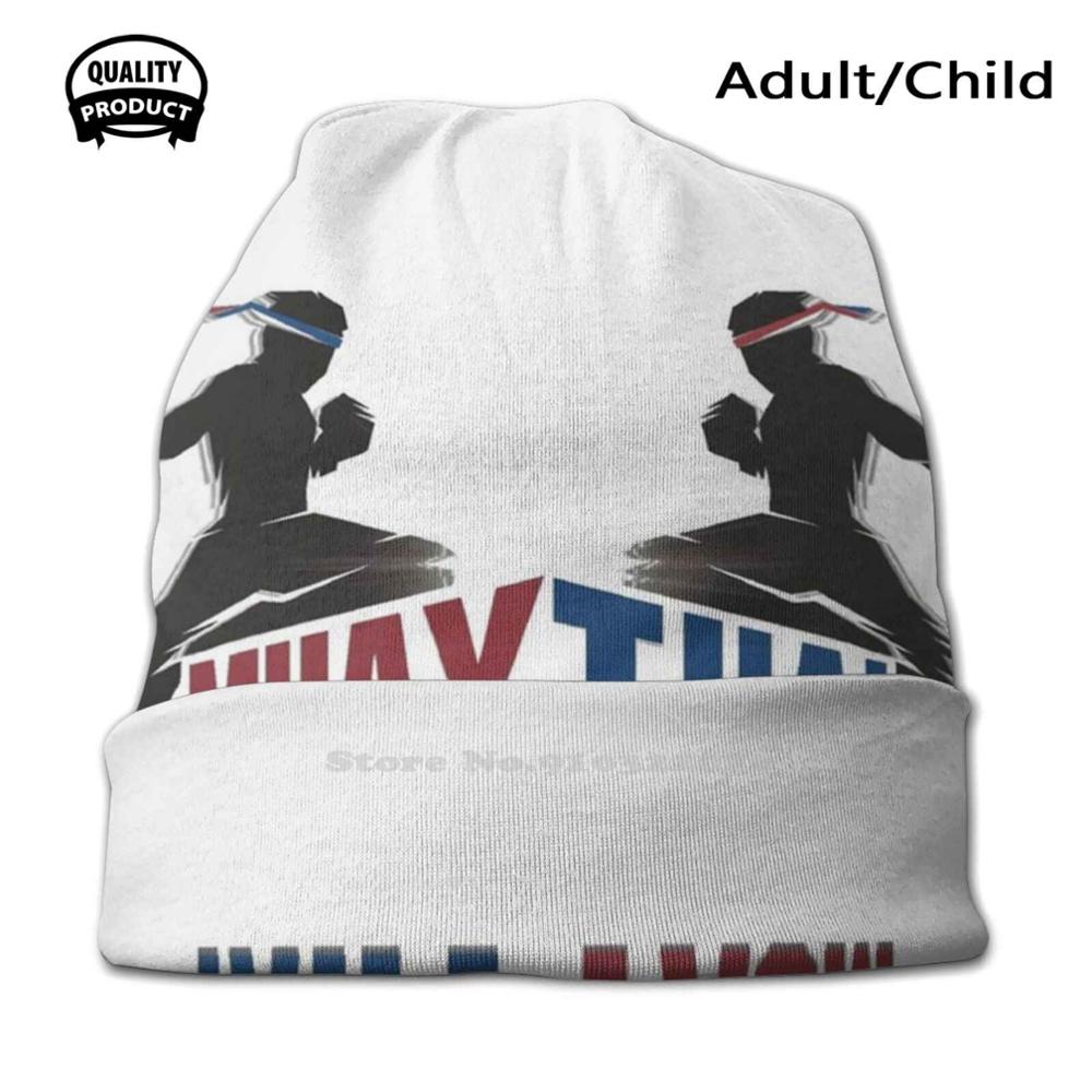 Muay Thai Fighters Men Women Child Girl Scarf Face Mask Muay Thai Kickboxing Fighter Fight Ring Competition Thailand Sports: Knit Hat / Adult Size