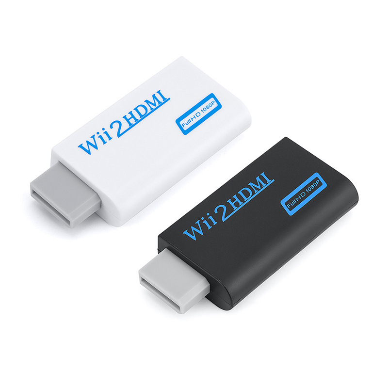 Full  hd 1080p wii to hdmi-compatible converter adapter, wii 2 hdmi-compatible converter, 3,5mm audio for pc hdtv monitor display