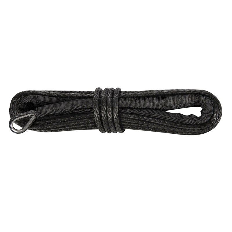 Syntetisk spil reb , 1/4 x 50ft syntetisk spil reb kabel til atv utv suv lastbil bådspil
