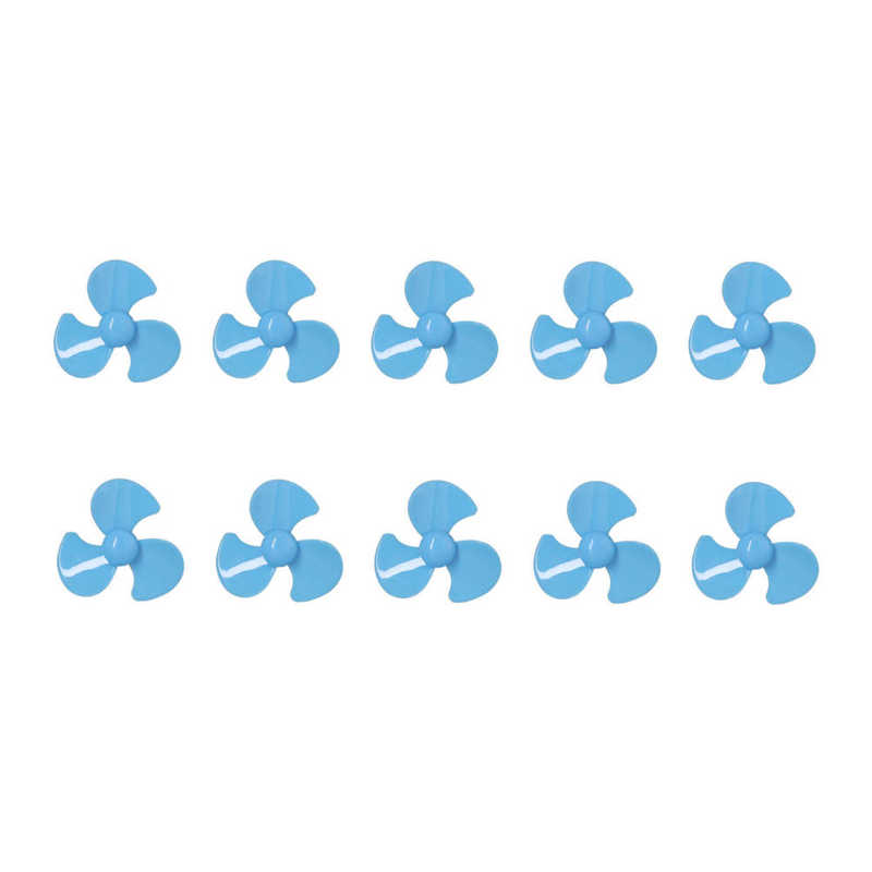 Plastic Propellers 3 Blades Propeller with 2mm Hole for DIY Toys Model: Blue