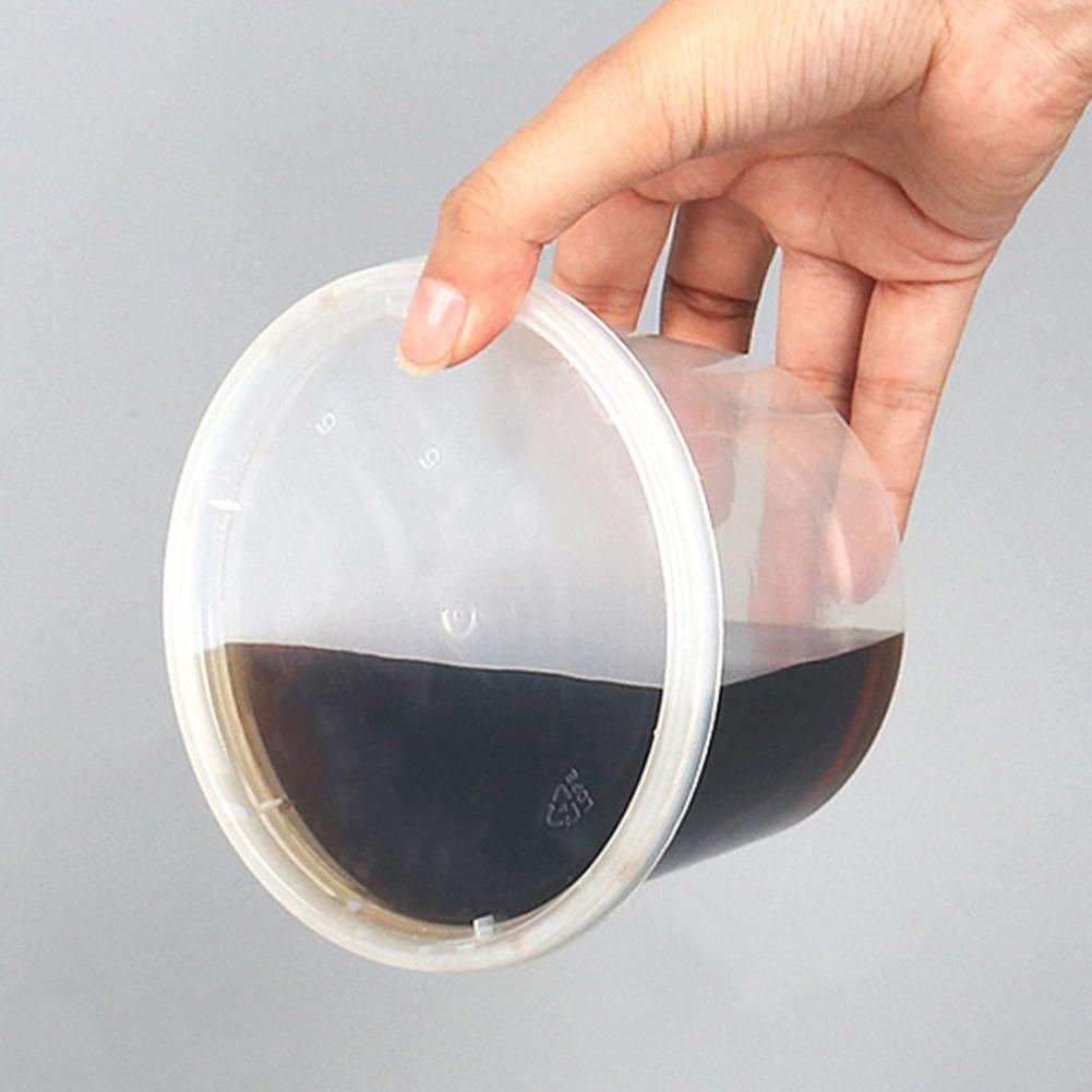 20Pcs Airtight Food Storage Containers Snap-on Lid Deli Organizer Boxes Round Plastic Food Storage Boxes kitchen Accessories