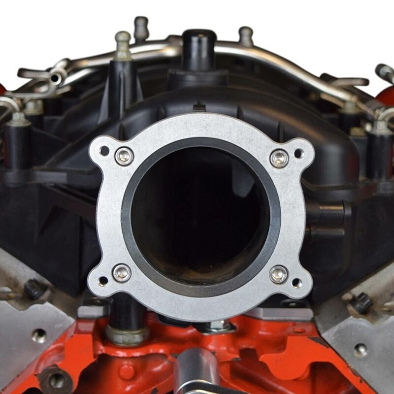 LS4 Intake Manifold to LS3 DBW Throttle Body - Adapter Plate LS 4 Bolt TB GXP