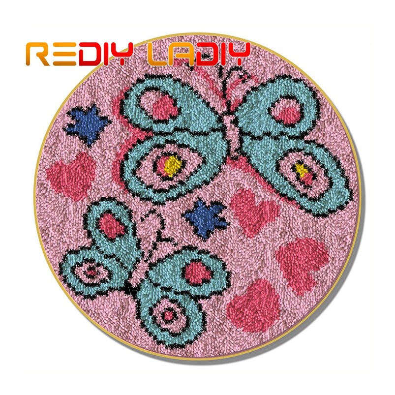 Kit de tapis à Crochet, tapis Crochet, éléphant africain, fil acrylique, toile imprimée, tapis de coussin, tapisserie murale au Crochet, artisanat: ZD567