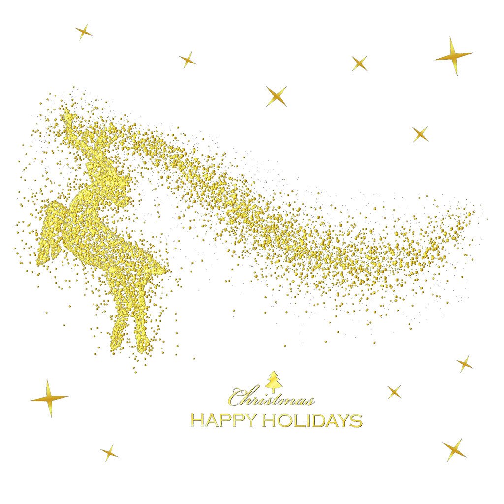 Merry Christmas snowflake Wall Sticker Gold Household window wallpaper decorations Year stickers Mural Decor Decal Removable