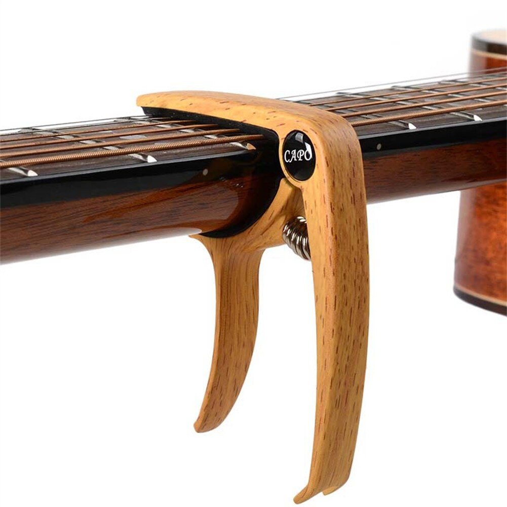 Pince de capodastre en métal pour guitare acoustique électrique, en alliage de Zinc, réglage de la tonalité, changement rapide, Ukulele